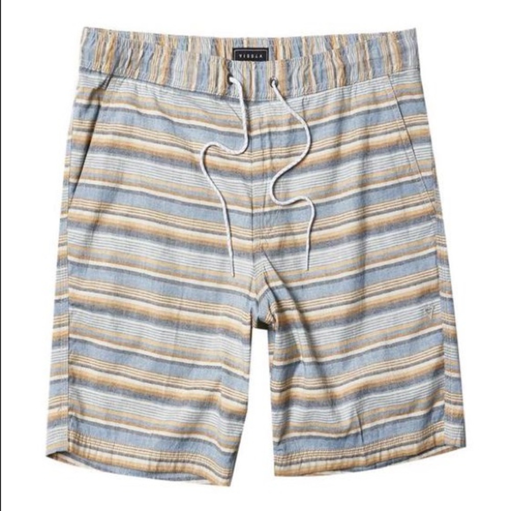 VISSLA Men’s Striped Shorts